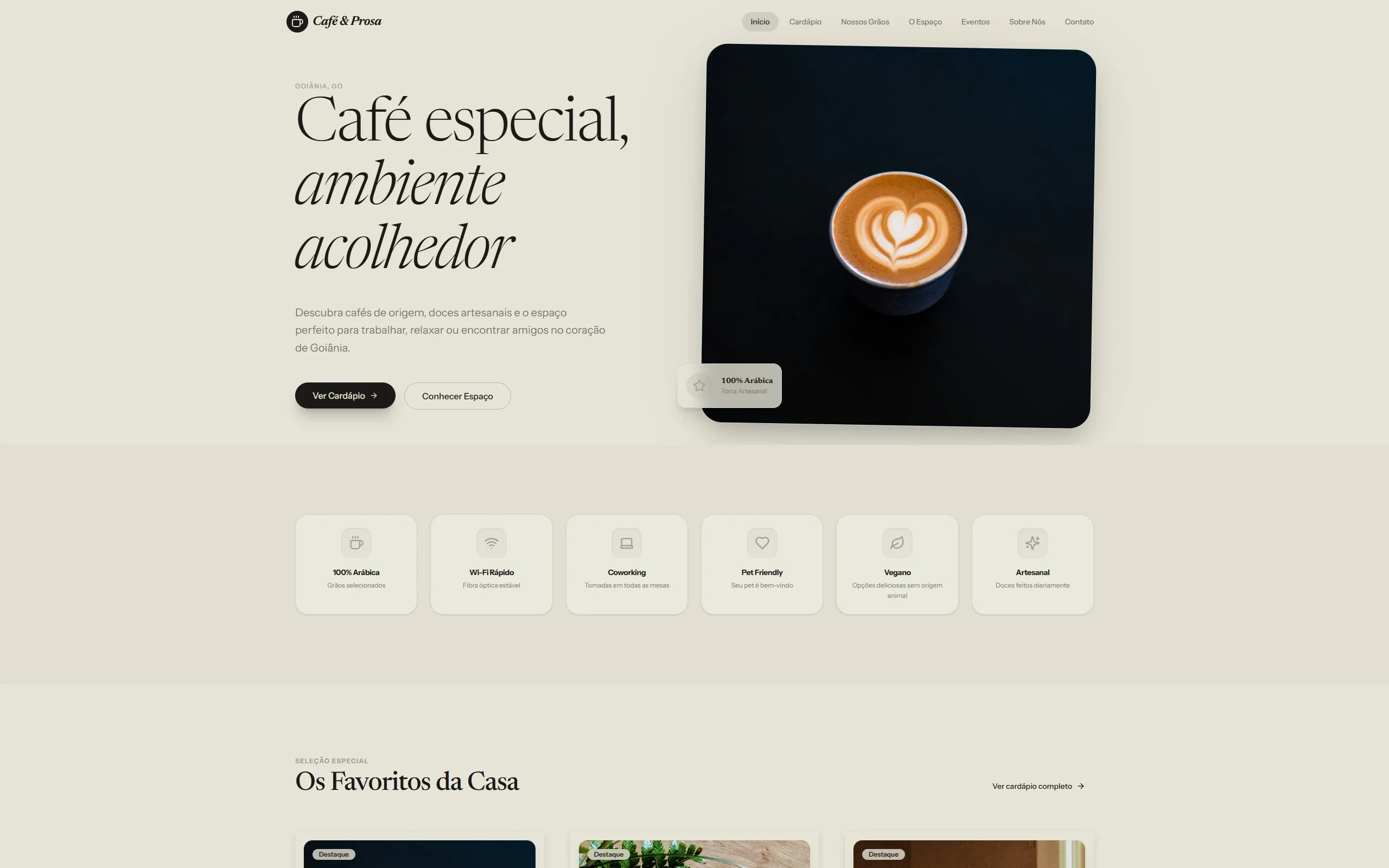 Café & Prosa Cafeteria